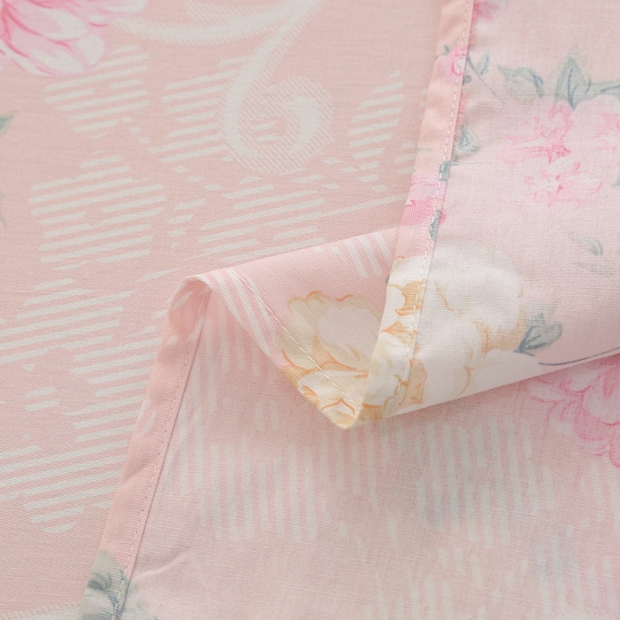 91家纺网 家纺一手货源 找家纺 圣锦家纺 2025新款全棉单被套倾城花恋