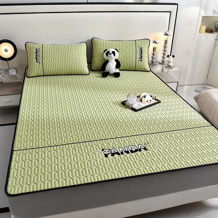 91家纺网 家纺一手货源 找家纺 炫拼家纺 Hipanda床笠款乳胶凉席 Hipanda-仙草绿