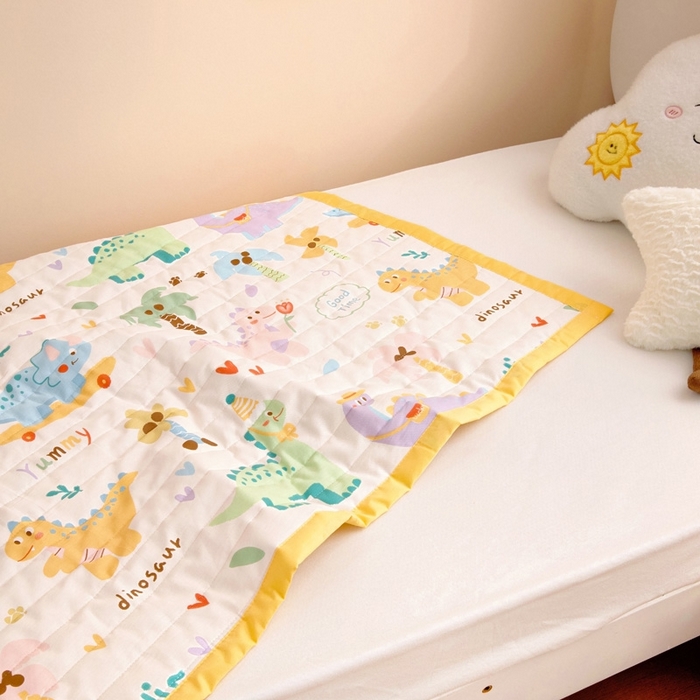 91家纺网 家纺一手货源 找家纺 梵赫   2025新款全棉卡通夏被 奇妙之旅