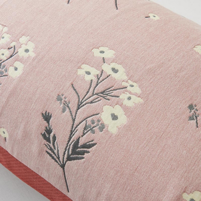 91家纺网 家纺一手货源 找家纺 2025新款纯棉加厚精梳棉纱布枕巾 慕朵-粉色 52*78cm/对