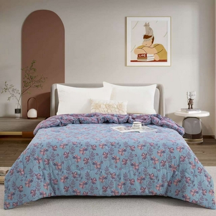 91家纺网 家纺一手货源 找家纺 （总）双层纱家居 2025新款双层纱大豆被夏被春秋被冬被被子被芯