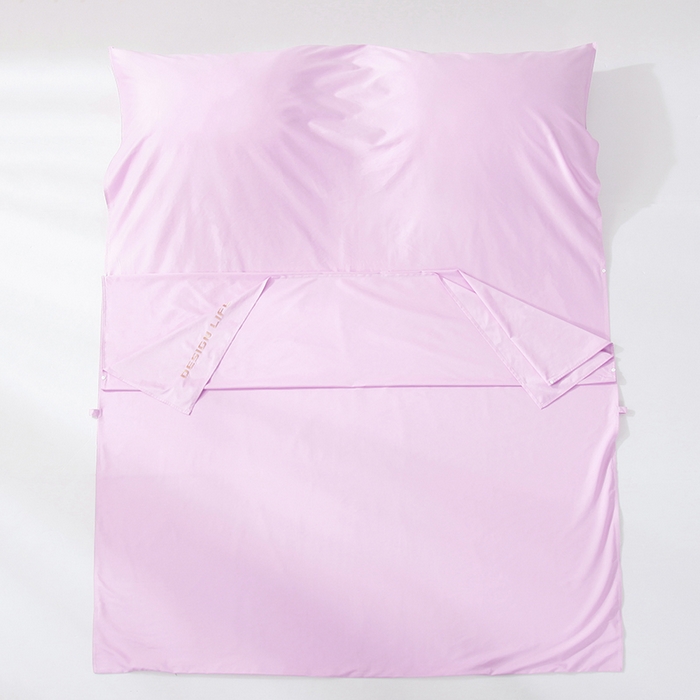 91家纺网 家纺一手货源 找家纺 （总）佳汐蓝家纺 2025新款60支全棉纯色隔脏睡袋