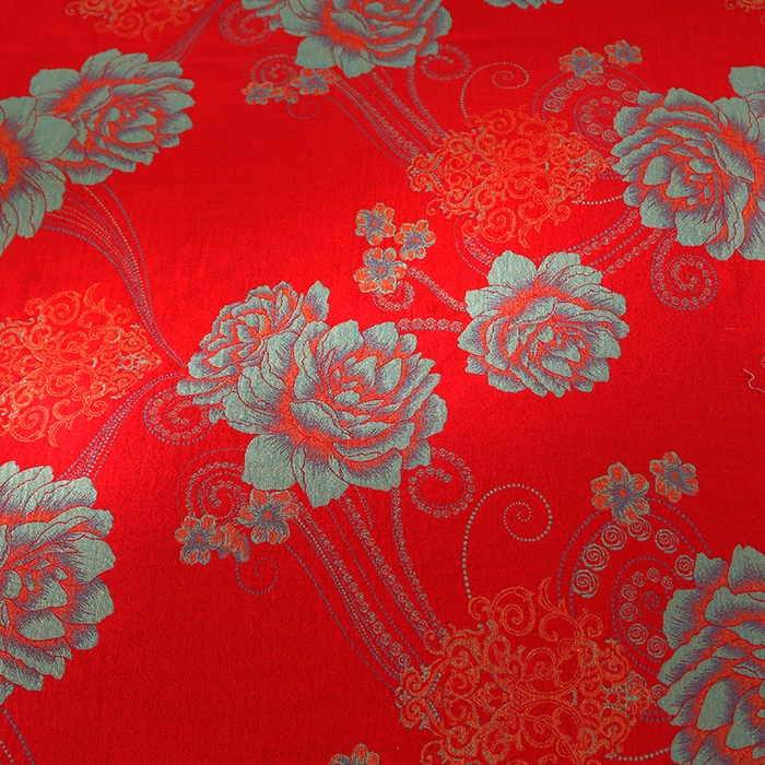 91家纺网 家纺一手货源 找家纺 双层纱家居 2025新款深色系列双层纱四件套 国色天香