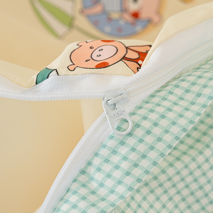 91家纺网 家纺一手货源 找家纺 良佐生活 2025新款高支高密全棉儿童被套 小欢喜