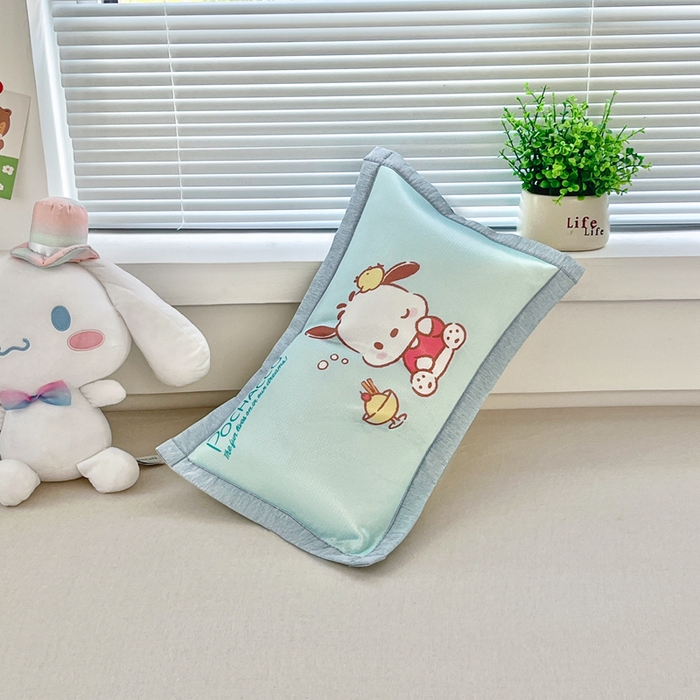 91家纺网 家纺一手货源 找家纺 博雅2025新款三丽欧冰丝单枕套 甜品帕恰狗