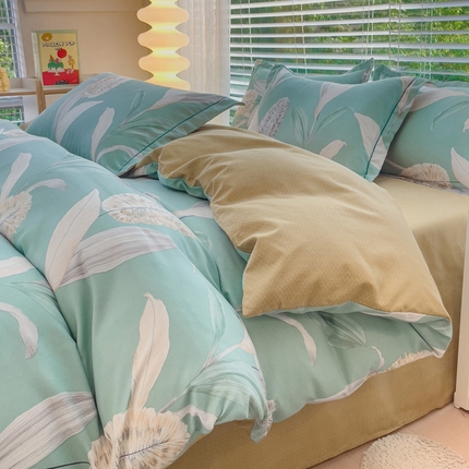 91家纺网 家纺一手货源 找家纺 （总）铭浩2025新款亲肤磨毛四件套