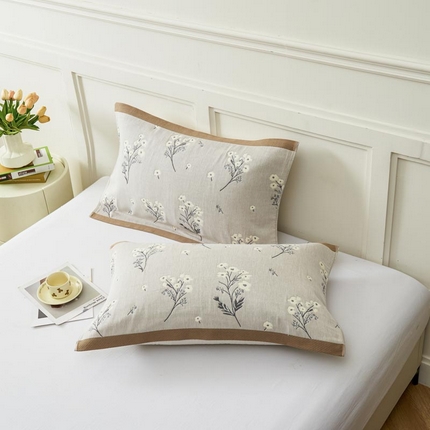 91家纺网 家纺一手货源 找家纺 （总）2025新款纯棉加厚精梳棉纱布枕巾