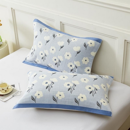 91家纺网 家纺一手货源 找家纺 （总）2025新款纯棉加厚精梳棉纱布枕巾