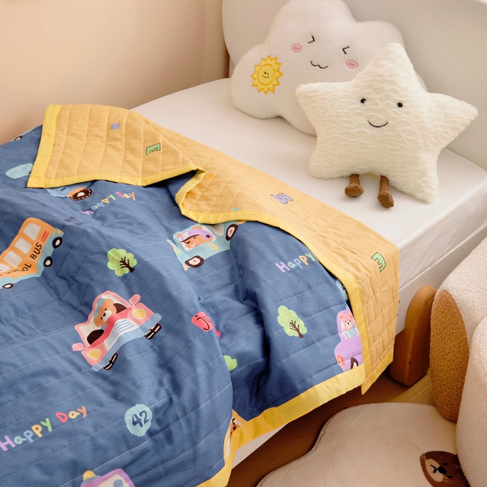 91家纺网 家纺一手货源 找家纺 （总）梵赫   2025新款全棉卡通夏被