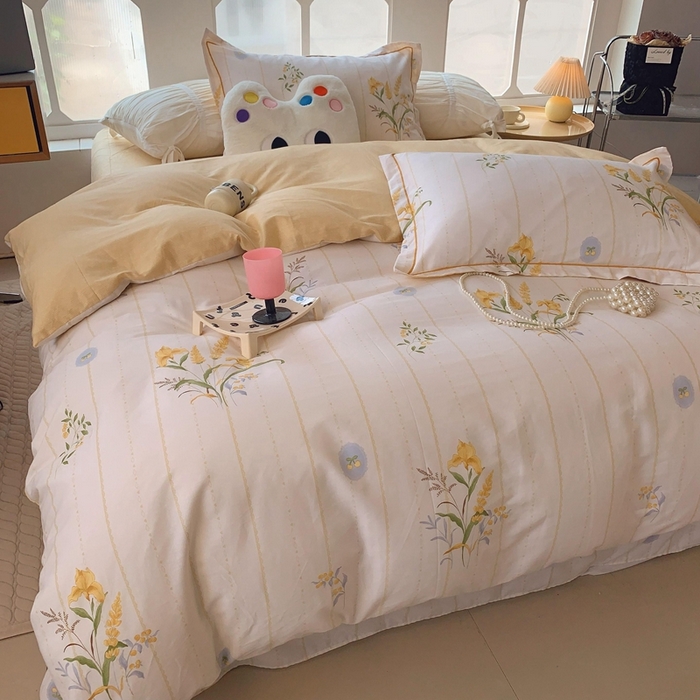 91家纺网 家纺一手货源 找家纺 （总）莱豫家纺 2024新款纯棉四件套-第八波