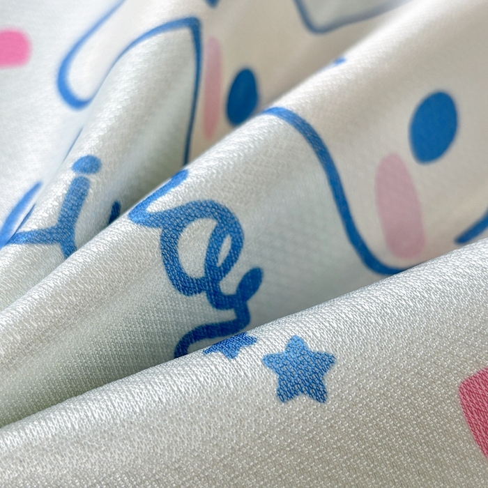 91家纺网 家纺一手货源 找家纺 博雅2025新款冰丝单枕套三丽欧，宇航员，卡皮 开心玉桂狗