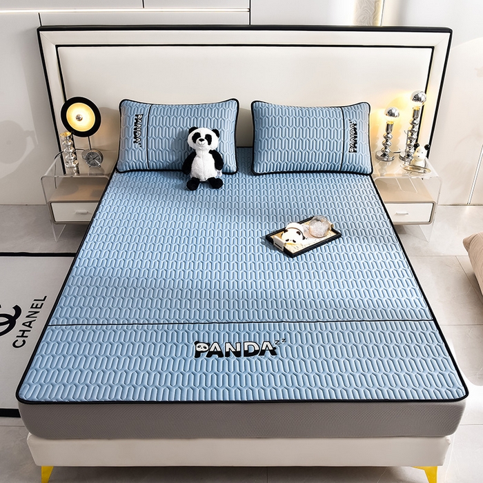 91家纺网 家纺一手货源 找家纺 炫拼家纺 Hipanda床笠款乳胶凉席 Hipanda-宾利蓝