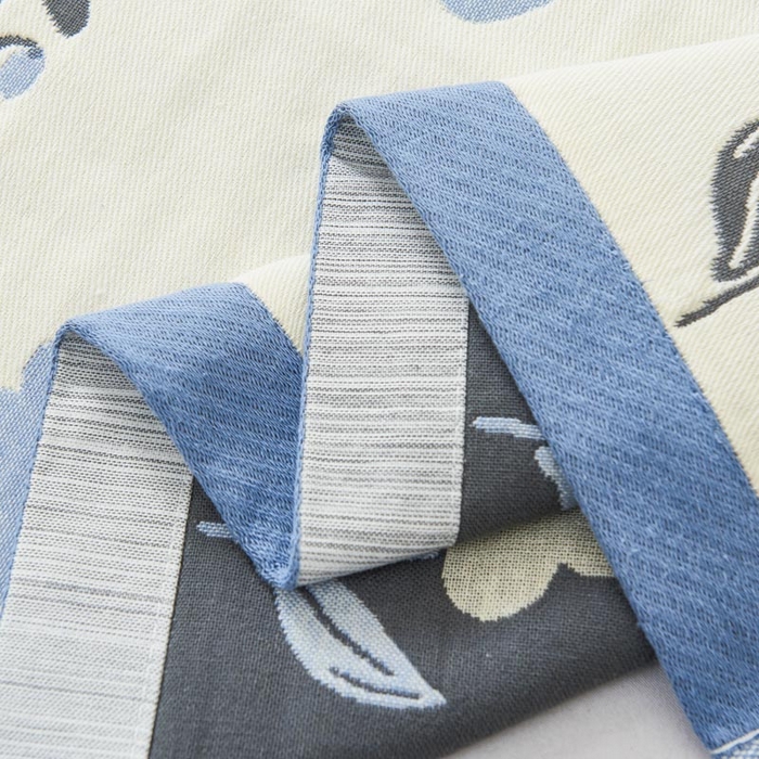 91家纺网 家纺一手货源 找家纺 2025新款纯棉加厚精梳棉纱布枕巾 夏至-米兰 52*78cm/对