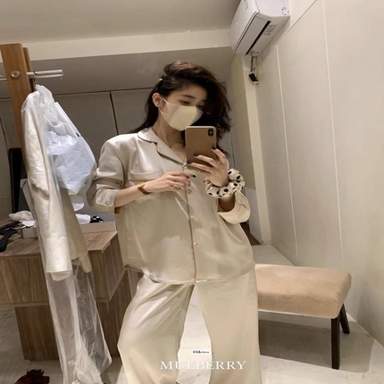 91家纺网 家纺一手货源 找家纺 （总）妍景家居生活馆 2025新款冰雪丝微醺香槟庄园居家套装