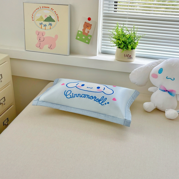 91家纺网 家纺一手货源 找家纺 博雅2025新款三丽欧冰丝单枕套 开心玉桂狗