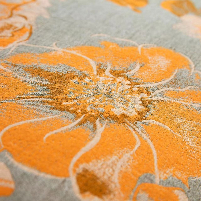 91家纺网 家纺一手货源 找家纺 双层纱家居 2025新款浅色系列双层纱四件套 金玉满堂黄