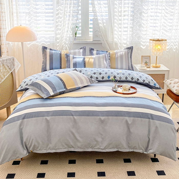 91家纺网 家纺一手货源 找家纺 2025新款亲肤磨毛四件套 秋的回忆