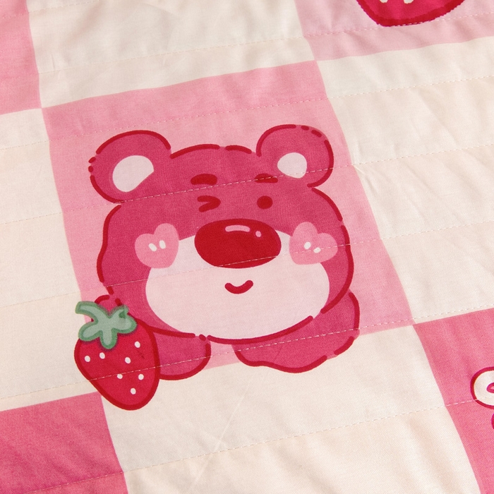 91家纺网 家纺一手货源 找家纺 梵赫   2025新款全棉卡通夏被 甜莓日记