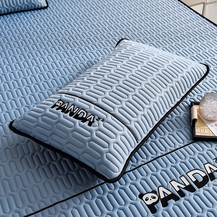 91家纺网 家纺一手货源 找家纺 炫拼家纺 Hipanda床笠款乳胶凉席 Hipanda-宾利蓝