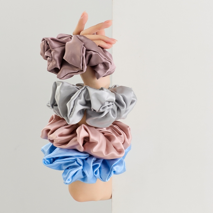 91家纺网 家纺一手货源 找家纺 （总）LADY COCO2025新款6A级真桑蚕丝发圈-真货