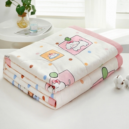 91家纺网 家纺一手货源 找家纺 （总）黛妮雅2025新款里外全棉100%新疆棉花被夏被四件套