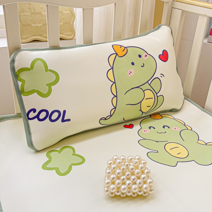 91家纺网 家纺一手货源 找家纺 富馨莱 2025新款幼儿园冰丝席A类抗菌儿童空调席支持定制尺寸 小萌龙