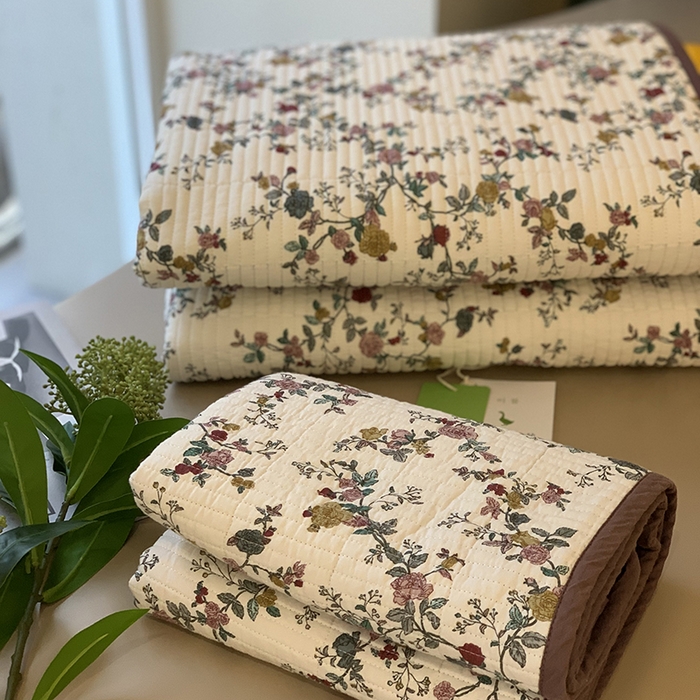 91家纺网 家纺一手货源 找家纺 汇庭 2025新款全棉床盖三件套-实拍 奈雪