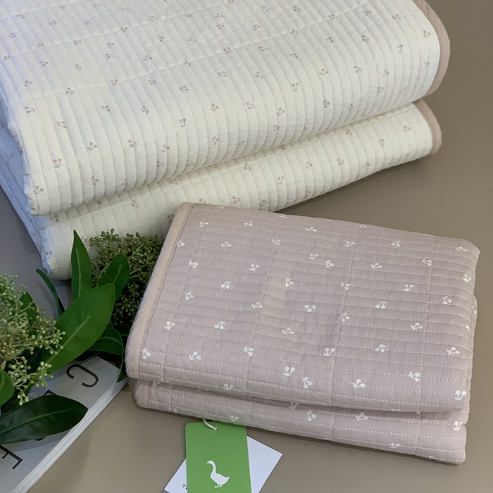 91家纺网 家纺一手货源 找家纺 汇庭 2025新款全棉床盖三件套-实拍 小小樱桃粉