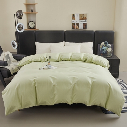 91家纺网 家纺一手货源 找家纺 （总）雅萱家纺 2025新款40S斜纹13372全棉纯色被套