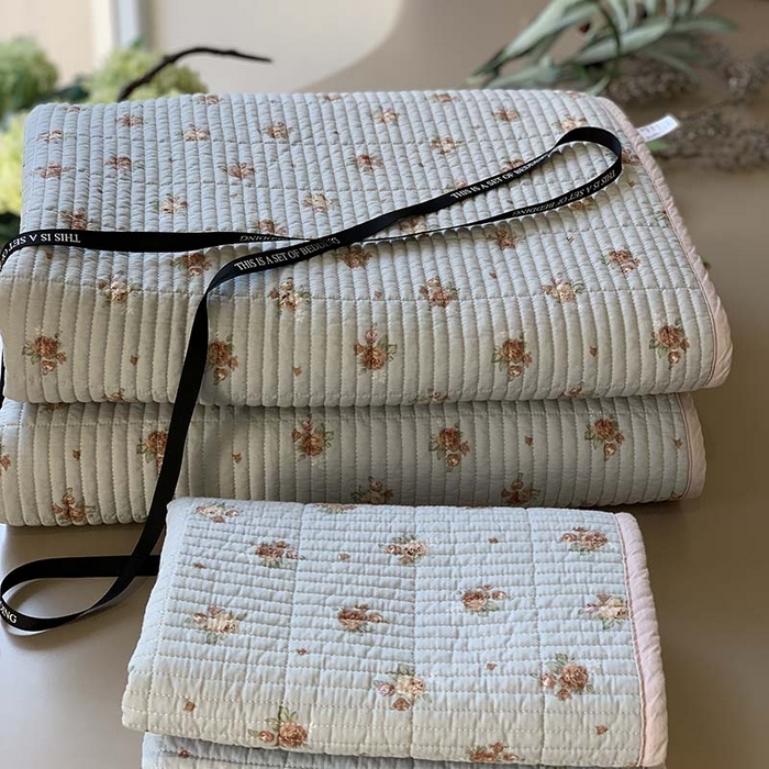 91家纺网 家纺一手货源 找家纺 汇庭 2025新款全棉床盖三件套-实拍 木兰庄园