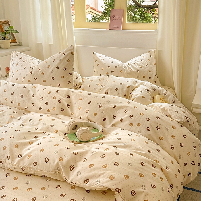 91家纺网 家纺一手货源 找家纺 （总）田野2025新款13372全A全棉四件套