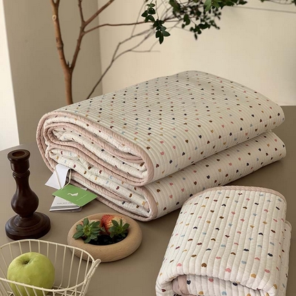 汇庭 2025新款蔓莎床盖三件套系列-实拍 彩色心情