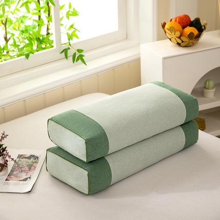 91家纺网 家纺一手货源 找家纺 （总）九州枕芯2025新款水洗棉条纹荞麦枕枕头枕芯