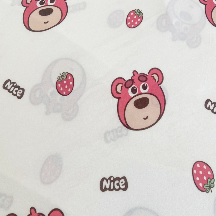 91家纺网 家纺一手货源 找家纺 2026新款儿童针织多功能盖毯 草莓熊