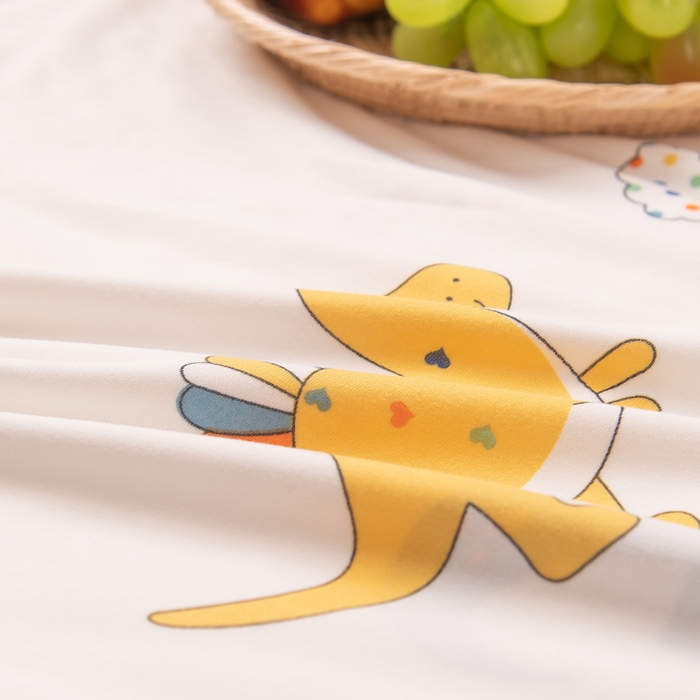 91家纺网 家纺一手货源 找家纺 2026新款儿童针织多功能盖毯 恐龙乐园