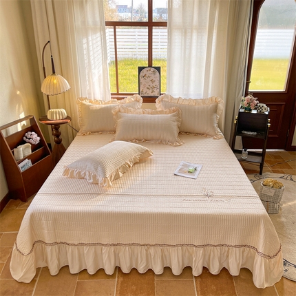 91家纺网 家纺一手货源 找家纺 恒爱家纺 2025新款莫代尔凤铃花多功能单床盖系列 凤铃花-美人玉