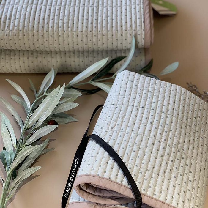 91家纺网 家纺一手货源 找家纺 汇庭 2025新款全棉床盖三件套-实拍 芋泥啵啵