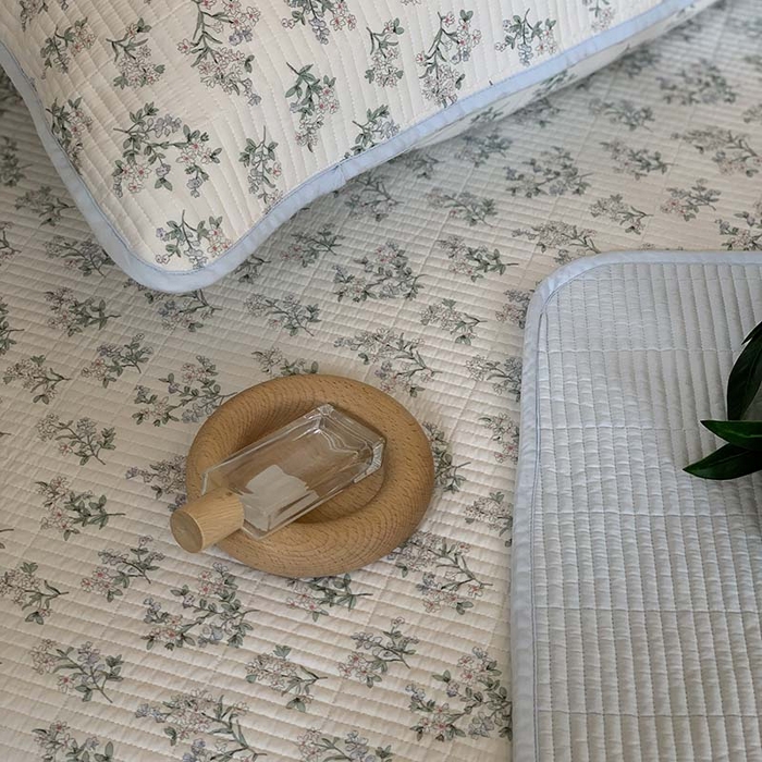 91家纺网 家纺一手货源 找家纺 汇庭 2025新款蔓莎床盖三件套系列-实拍 艾莉兰