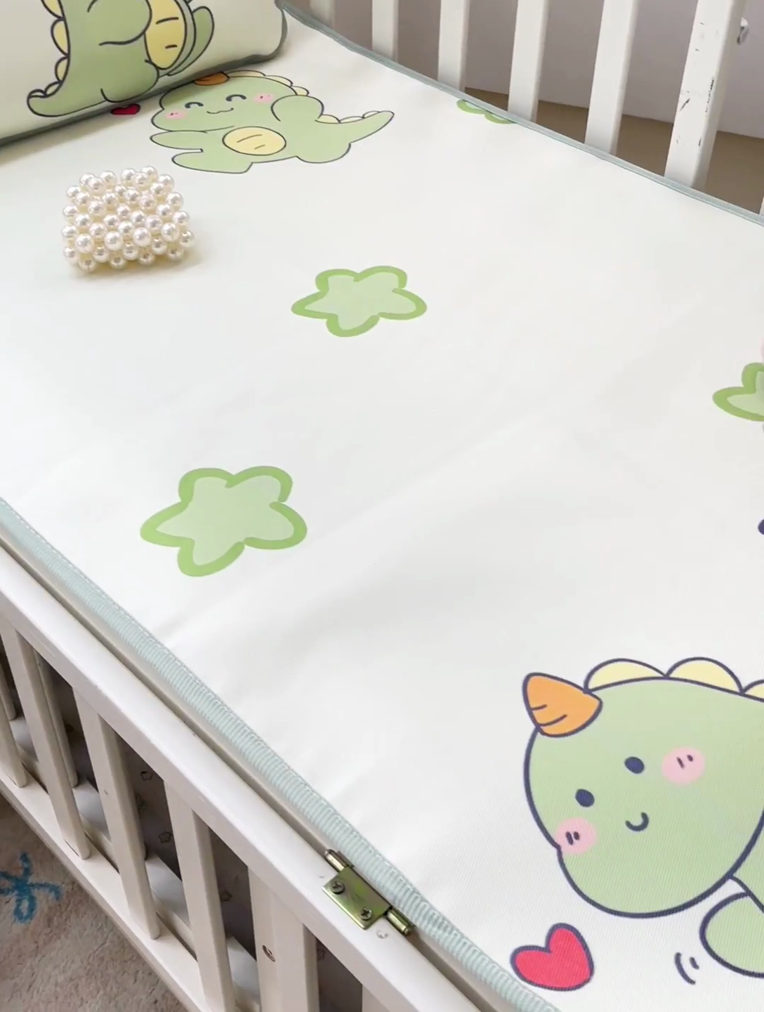 91家纺网 家纺一手货源 找家纺 富馨莱 2025新款幼儿园冰丝席A类抗菌儿童空调席支持定制尺寸 小萌龙