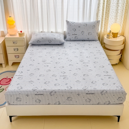 91家纺网 家纺一手货源 找家纺 （总）莎臣豹加厚磨毛植物羊绒床笠三件套学生宿舍单品床笠床垫保护套罩