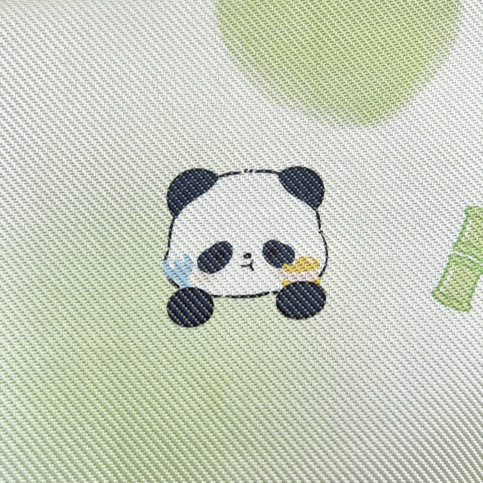 91家纺网 家纺一手货源 找家纺 鱼宝2025新款儿童冰藤席冰丝凉席软席 熊猫宝贝