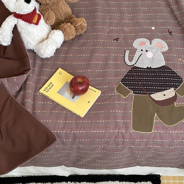 91家纺网 家纺一手货源 找家纺 月夏 2025新款全棉色织提花新疆棉花夏被被子被芯-彩点律动 彩点律动-紫色