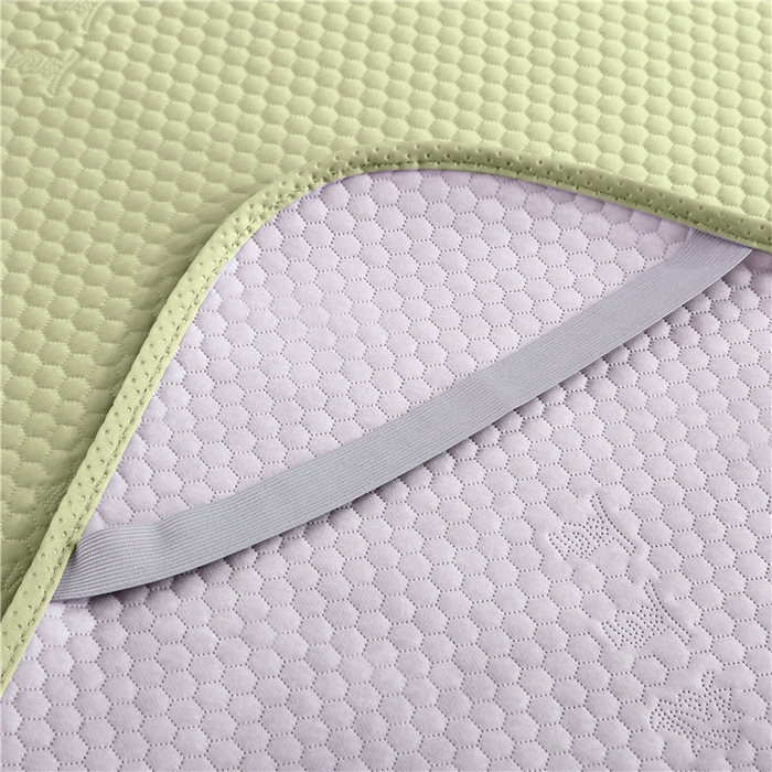 91家纺网 家纺一手货源 找家纺 2025新款3D凉豆豆凉感席子圆角床席款凉席三件套 凉豆豆-抹茶绿