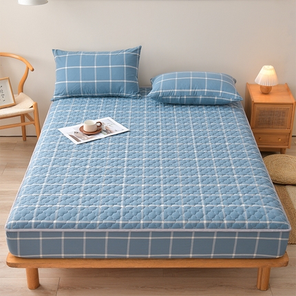 91家纺网 家纺一手货源 找家纺 （总）乐逸2025新款云朵色织全棉床笠