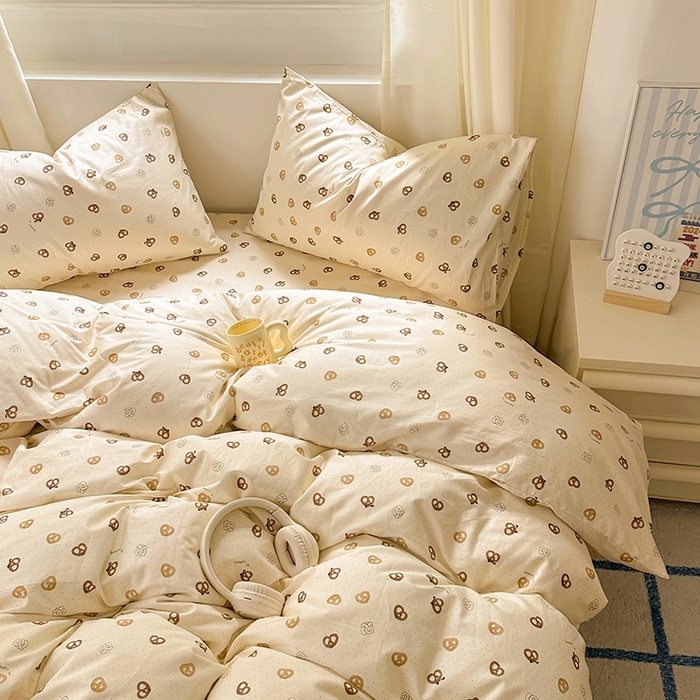 91家纺网 家纺一手货源 找家纺 （总）田野2025新款13372全A全棉四件套