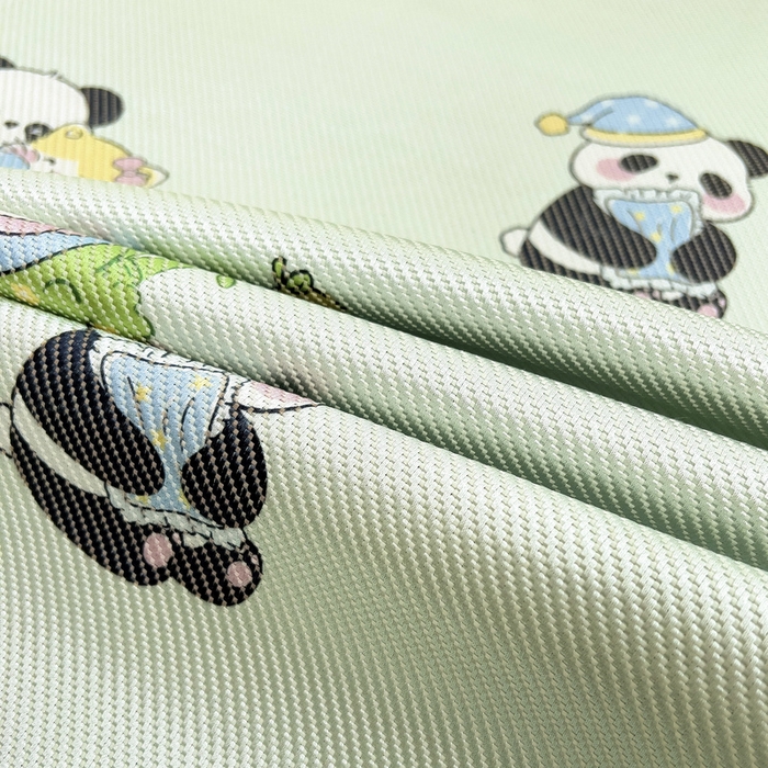 91家纺网 家纺一手货源 找家纺 鱼宝2025新款儿童冰藤席冰丝凉席软席 花园熊猫