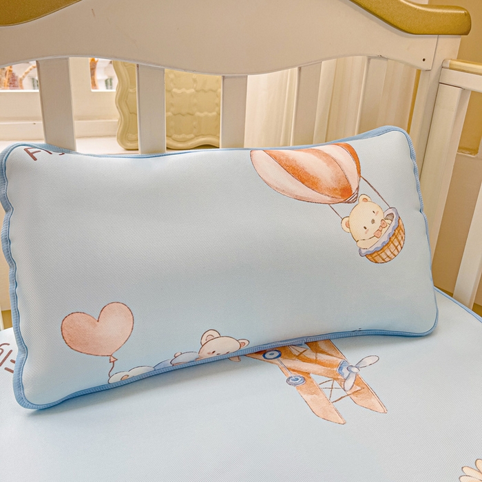 91家纺网 家纺一手货源 找家纺 富馨莱 2025新款幼儿园冰丝席A类抗菌儿童空调席支持定制尺寸 星空探险家