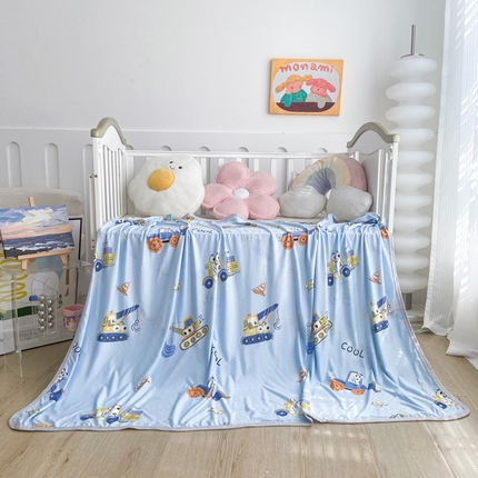 91家纺网 家纺一手货源 找家纺 （总）2025新款儿童针织多功能盖毯