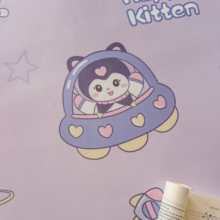 91家纺网 家纺一手货源 找家纺 富馨莱 2025新款学生平铺款冰藤印花凉席A类抗菌冰丝席支持定制尺寸 淘气喵