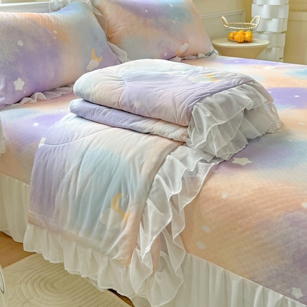 91家纺网 家纺一手货源 找家纺 （总）创爱家纺 2025新款豆豆软席夏被四件套